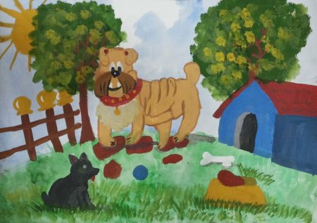 Урок изо Четвероногий друг