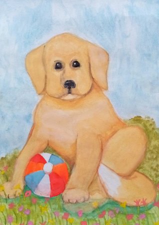 Рисование собаки в детском саду