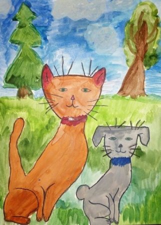 Рисование четвероногого друга