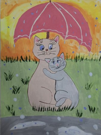 Рисунок на тему мой Четвероногий друг