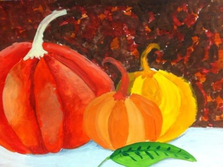 Осенний натюрморт для детей