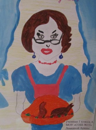 Рисование портрет бабушки в старшей группе