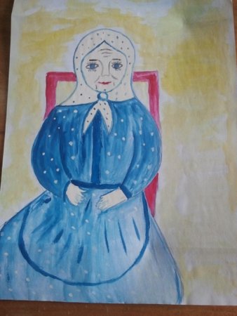 Портрет мамы и бабушки