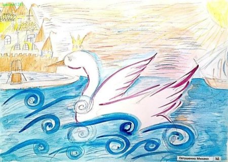 Рисунки по сказкам Пушкина для детей