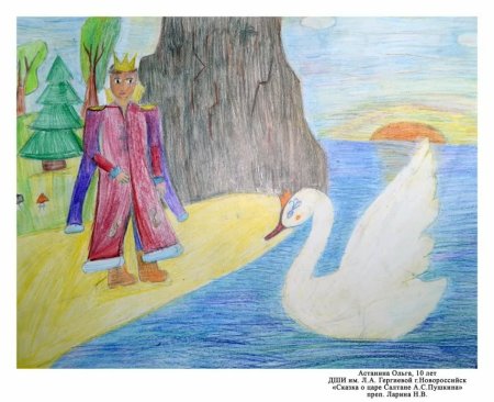 Иллюстрация сказки сказка о царе Салтане Александра Сергеевич