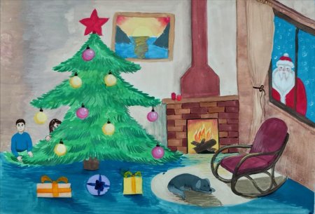 Новогодние темы для рисования