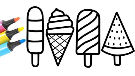 Мороженое карандашом
