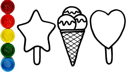 Мороженое детский рисунок (54 фото)