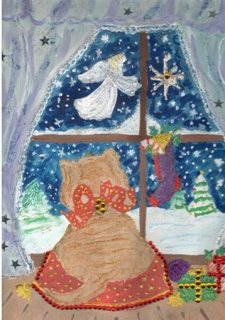 Детские работы на тему Рождество