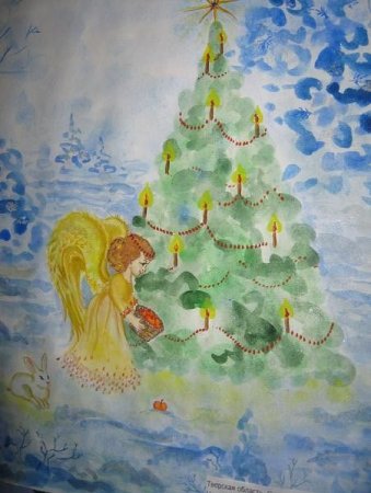 Рождество рисунок для детей