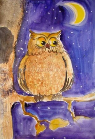 Картины с изображением Совы