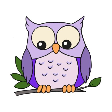 Сова рисунок