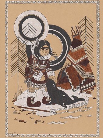 Ханты манси шаман Графика