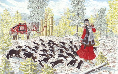 Фомин Николай иллюстрации сказки народов севера