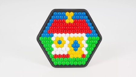 Мозаика магнитная шестигранная 20/5цв/ 175шт00959