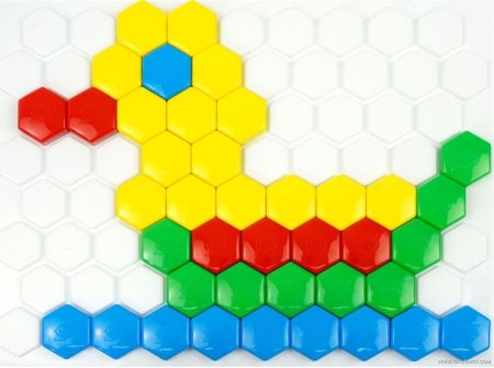 Шестигранная мозаика для малышей