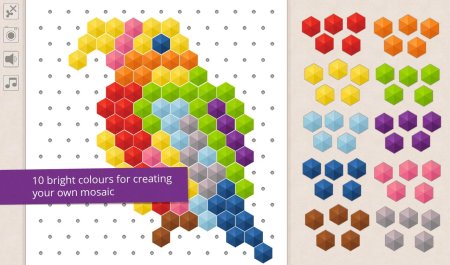 Мозаика детская шестигранная схемы