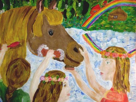 Рисунок на тему добрые дела