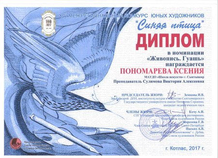 Номинации по рисованию