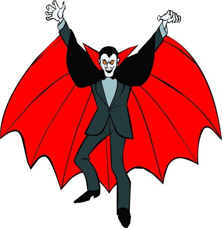 Раскраска Дракула