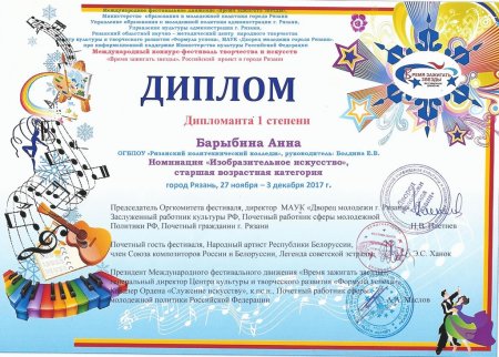 Номинации по изобразительному искусству