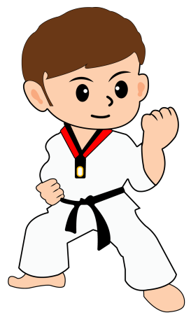 Каратист мультяшный