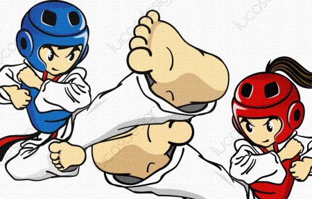 Человечек тхэквондо