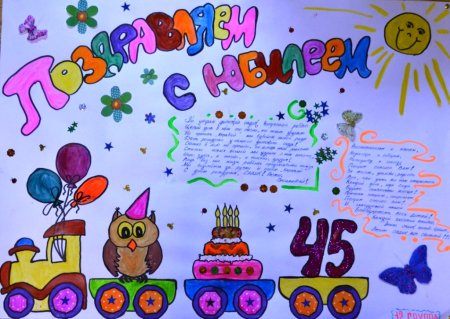 Плакат наидень рождения