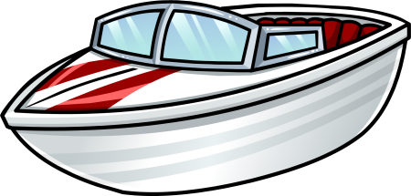 Катер мультяшная