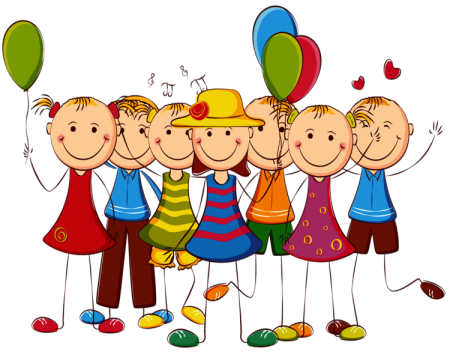 Группа детей мультяшная
