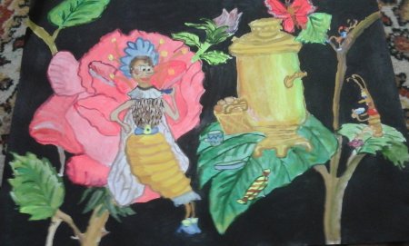 Рисунок Муха Цокотуха для детей конкурс