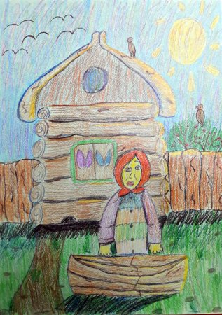 Рисунок на тему в гостях у сказки