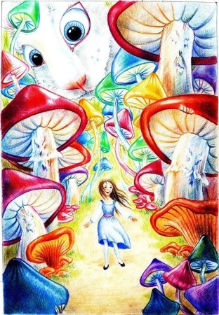 Иллюстрации к произведению Алиса в стране чудес