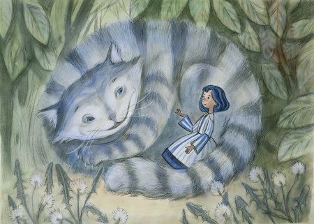 Елена Базанова Алиса в стране чудес иллюстрации