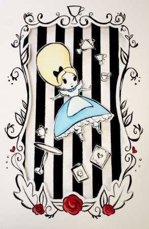 Алиса в стране чудес рисунки