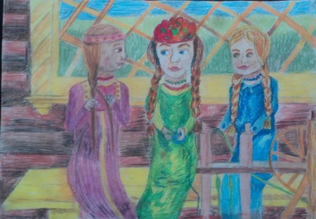 Рисунок 3 девицы под окном