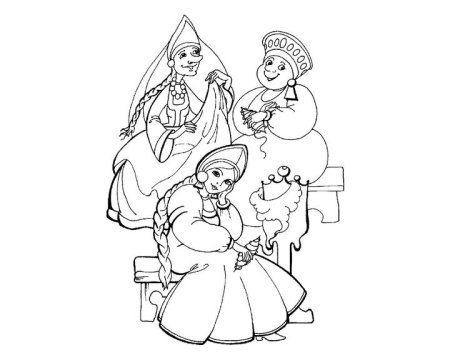 Сказка о царе Салтане раскраска