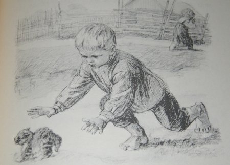 Иллюстрации к рассказу Филиппок л Толстого