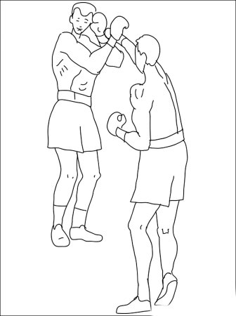 Раскраска бокс