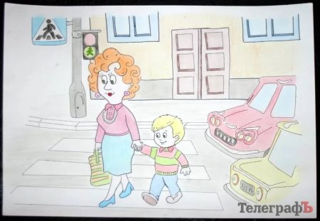 Рисунки по ПДД В детском саду