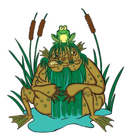 Зеленый Леший дух лесиный