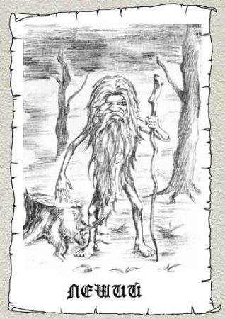 Лесовичок раскраска для детей