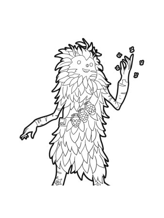 Аппликация с детьми Леший