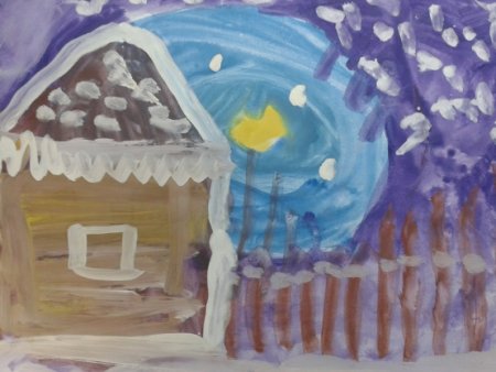 Рисунок на тему Мороз