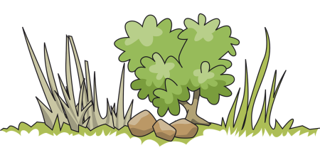 Куст мультяшный