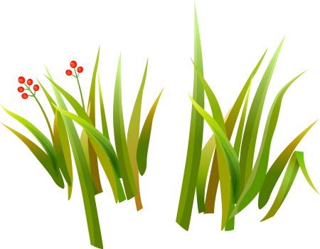Трава нарисованная
