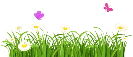 Травка с цветочками