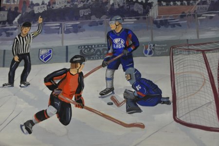 Хоккей рисунок