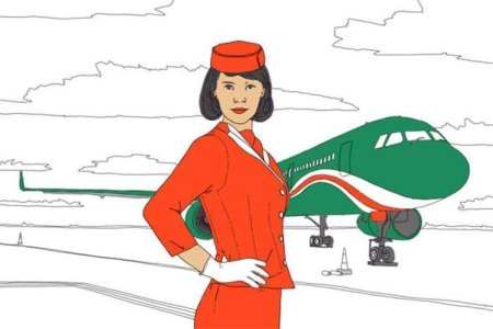 Профессия Бортпроводник рисунок