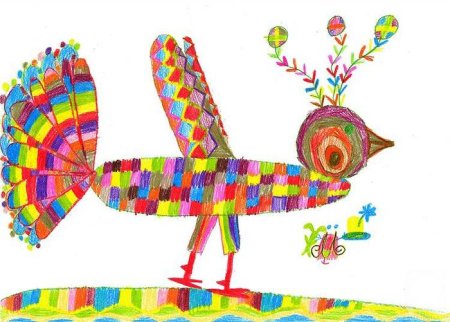 Детские рисунки фломастерами